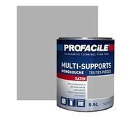 PROFACILE Peinture intérieure multi-supports, satin, murs, plafonds, boiseries, radiateurs, sans odeur, plusieurs teintes 0.5 litre