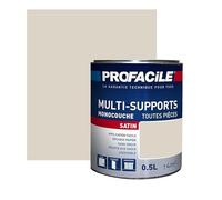 PROFACILE Peinture intérieure multi-supports, satin, murs, plafonds, boiseries, radiateurs, sans odeur, plusieurs teintes 0.5 litre