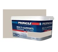 PROFACILE Peinture intérieure multi-supports, satin, murs, plafonds, boiseries, radiateurs, sans odeur, plusieurs teintes 2.5 litres