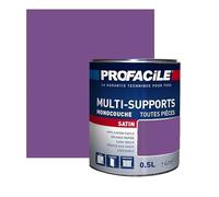 PROFACILE Peinture intérieure multi-supports, satin, murs, plafonds, boiseries, radiateurs, sans odeur, plusieurs teintes 0.5 litre