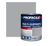PROFACILE Peinture intérieure multi-supports, satin, murs, plafonds, boiseries, radiateurs, sans odeur, plusieurs teintes 0.5 litre