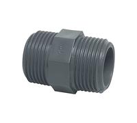Profec Mamelon double en PVC avec six pans AG - 1po - 2321538-A