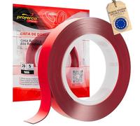 proferca Ruban Adhésif Double Face Extra Fort Xtreme 20m x 5 Mètres | Adhésif Double Face Extra Fort Extérieur | Adhésif Double Face Puissant