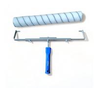 Profesius Rouleau de revêtement de sol de 50 cm - Grande surface + étrier de réglage - Rouleau de sol pour revêtement et sols industriels