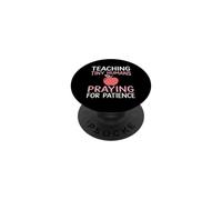 Professeur chrétien Enseignant Prier Patience école du Dimanche PopSockets PopGrip Adhésif