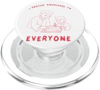 Professeur Citation Design Je Transmets Le Savoir PopSockets PopGrip pour MagSafe