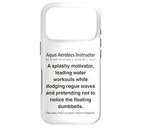 Professeur d'aérobic Aqua Coque pour iPhone 17 Pro
