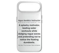 Professeur d'aérobic Aqua Coque pour iPhone Air