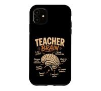 Professeur d'anatomie cérébrale drôle Professeur Sarcastique Coque pour iPhone 11