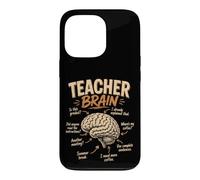 Professeur d'anatomie cérébrale drôle Professeur Sarcastique Coque pour iPhone 13 Pro