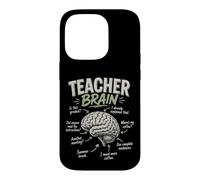 Professeur d'anatomie cérébrale drôle Professeur Sarcastique Coque pour iPhone 14 Pro