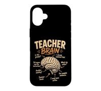 Professeur d'anatomie cérébrale drôle Professeur Sarcastique Coque pour iPhone 16 Plus