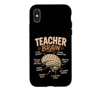 Professeur d'anatomie cérébrale drôle Professeur Sarcastique Coque pour iPhone X/XS