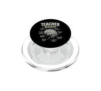 Professeur d'anatomie cérébrale drôle Professeur Sarcastique PopSockets PopGrip pour MagSafe