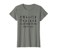 Professeur d'anglais, je serai là pour toi à une distance de 1,5 mètre T-Shirt