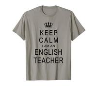 Professeur d'anglais Keep Calm Funny English Professor T-Shirt