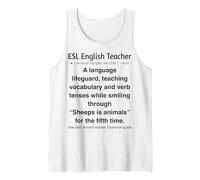Professeur d'anglais langue seconde Débardeur