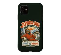 Professeur d'après-Ski rétro Slopes Schnapps Legend Coque pour iPhone 11