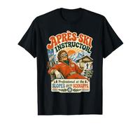 Professeur d'après-Ski rétro Slopes Schnapps Legend T-Shirt Graphique avec Valeur