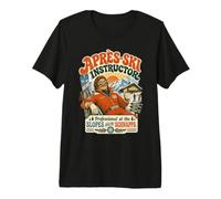 Professeur d'après-Ski rétro Slopes Schnapps Legend T-Shirt Haut de Gamme