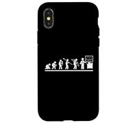 Professeur d'art Evolution Men Professeur d'art drôle Coque pour iPhone X/XS
