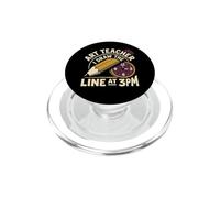 Professeur d'art I Draw The Funny Line à 15h en Classe PopSockets PopGrip pour MagSafe