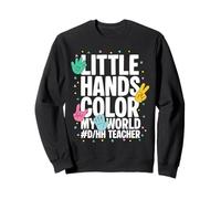 Professeur d'ASL D/HH Education Little Hands D/HH Teacher Sweatshirt