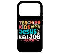 Professeur de Bible Enseigner aux Enfants sur Jésus Meilleur Coque pour iPhone 17 Pro