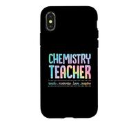 Professeur de Chimie enseigner motiver l'amour Inspirer la Devise d'enseignement Coque pour iPhone X/XS