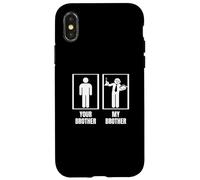 Professeur de chimie Votre frère, mon frère, chimiste drôle Coque pour iPhone X/XS