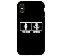 Professeur de chimie Votre mère, ma mère, ma fille, votre fils, un chimiste drôle Coque pour iPhone X/XS
