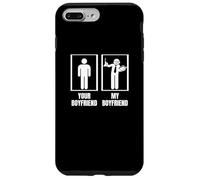 Professeur de chimie Votre petit ami Mon petit ami Chimiste drôle Coque pour iPhone 7 Plus/8 Plus