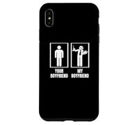 Professeur de chimie Votre petit ami Mon petit ami Chimiste drôle Coque pour iPhone XS Max