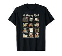 Professeur de e Noël Amusant de 12 Jours de mathématiques T-Shirt