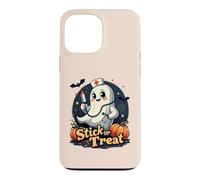Professeur de fantômes Floraux rétro Trick Or Teach Groovy Halloween Coque pour iPhone 13 Pro Max