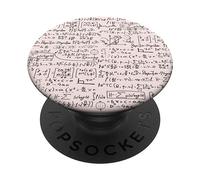 Professeur de Formule d'équation mathématique et de Physique mathématiques PopSockets PopGrip Adhésif