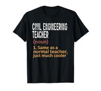 Professeur de génie Civil drôle de définition T-Shirt
