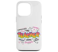 Professeur de Graffiti - Enseignants d'école Qui travaillent Dur Coque pour iPhone 13 Pro