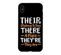 Professeur de Grammaire drôle Professeur de Langue Anglaise Coque pour iPhone XS Max
