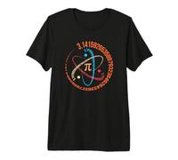 Professeur de Jour Atom Pi Math Science 3.14 Pi T-Shirt Haut de Gamme
