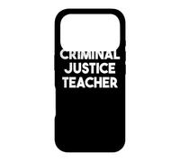 Professeur de Justice pénale Coque pour iPhone 17 Pro