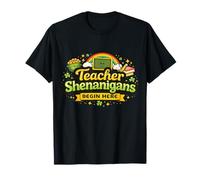 Professeur de la Saint-Patrick Lucky Teach Shenanigans Begin Here T-Shirt