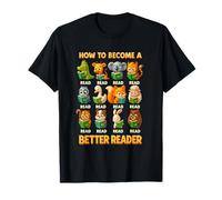 Professeur de Lecture Comment Devenir Un Meilleur Lecteur Amateur de Livres T-Shirt