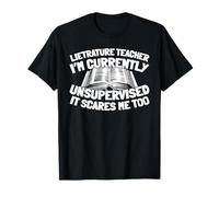 Professeur De Littérature - Pièces Enseignant De Littérature T-Shirt