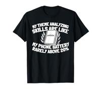 Professeur De Littérature - Romans Enseignant De Littérature T-Shirt
