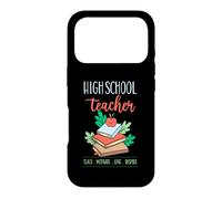 Professeur de lycée Enseigner Motivate Love Inspire School Devise Coque pour iPhone 17 Pro