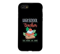 Professeur de lycée Enseigner Motivate Love Inspire School Devise Coque pour iPhone SE (2020) / 7/8