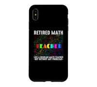 Professeur de mathématiques à la Retraite sans Aucun Coque pour iPhone XS Max