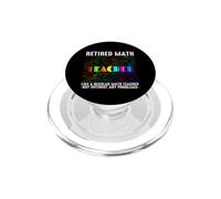 Professeur de mathématiques à la Retraite sans Aucun PopSockets PopGrip pour MagSafe