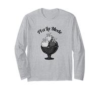 Professeur de mathématiques Pi A La Mode Math Puns Mathlete Manche Longue